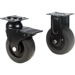 Set of 5\" Roller Cabinet Castors